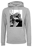 Mister Tee Herren 2Pac F*ck The World Hoody L Heather Grey