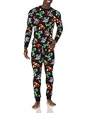 Amazon Essentials Disney | Marvel | Star Wars Herren Eng anliegende Schlafanzug-Sets, Marvel Avengers - Mens Snug-fit, L