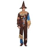 EraSpooky Vogelscheuchen Kostüm für Erwachsene Männer für Halloween, Karneval, Motto Party Kleidung für Männer und Damen, Halloween Kostüm für Paare