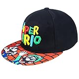 Jinhuaxin Super Baseball Cap, Cartoon Alphabet Hut, Einstellbare Kappe für Kinder mit Cartoon-Muster, LläSsige Schildmütze, Grundschülerin Basecap Caps für Jungen, Schwarz