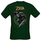 The Legend of Zelda Herren Link Pose Bluse, Grün, XL
