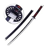 damdos Halloween Prop Weapon for Demon of Slayer Cosplay Sword PU Foam 31.5inch Tomioka Giyuu Kamado Tanjirou Swords Xmas Birthday Gifts (Satoman Tanjiro)