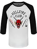Heroes Inc Herren M328 - Mens Long Sleeves T-Shirt, White,