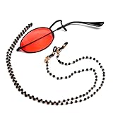 FVCENT 2 Stück Alastor Anime Charakter Monokular Brille und Brillenketten Outdoor Requisiten Kostüm Halloween Zubehör