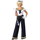 PAPSTAR NEU Damen-Kostüm Hose Matrosin Gr. 38-40