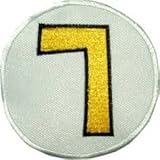 Waluigi L Patch Embroidered Iron on Badge Applique Costume Cosplay Mario Kart / Snes / Mario World / Super Mario Brothers / Mario Allstars by Premier Patches