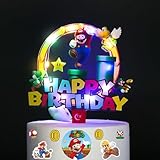 Tortendeko Geburtstag, Cupcake Topper, Kuchendeko Geburtstag, Cupcake Topper, Glitzer Cake Topper, Torten Deko für Kinder Geburtstag Party
