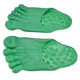HERCHR Fuß Hausschuhe, Cosplay Hulk Grün Riesenfüße Bigfoot Count Hausschuhe Halloween Cosplay Riesenfüße Zubehör Kostüm Maskerade Requisiten(Braun)