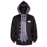 CoolChange Kapuzenpullover von Joker Akira Kurusu im Frack Design | Hoodie für Persona 5 Fans | Größe: S