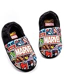 Marvel Avengers Hausschuhe Jungen Kinder Comic House Schuhe Müßiggänger 34 EU