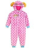 PAW PATROL Onesie | Skye Schlafoverall Mädchen | Fleece Pyjama Kinder Rosa 110