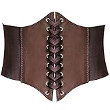 HANERDUN Damen elastischen Korsett | Schnürgürtel | Retro Gürtel | Tied Waspie Gürtel | Taille Hüftgurt | 2024 NEU