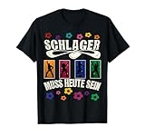 Retro Schlager Kostüm das Outfit zur Schlagerparty T-Shirt