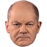 Celebrity Cutouts Olaf Scholz (Stoic) Maske aus Karton