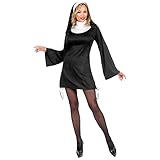 W WIDMANN MILANO Party Fashion - Kostüm Nonne, Kleid, Haube, Klosterfrau, Kirche, Faschingskostüme