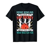 Bowlingkugel Bowling Hemd Damen Herren Lustiges Bowling T-Shirt