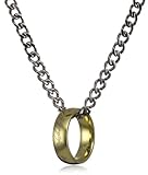 Herr der Ringe Schmuck by Schumann Design Der eine Ring Stahl vergoldet an Kette Edelstahl 1007-001