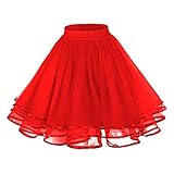 roter tüllrock Damen rot,Tüllrock,Tüllrock Karneval,Petticoat Rock,Tutu Rock Damen,Tüllrock Lang Karneval,Tutu Rock,Tüllrock Tüllrock,Tütü,Petticoat