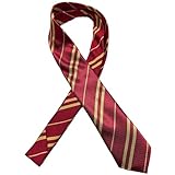 Seaehey Krawatte Magische Krawatte Gestreifte Bedruckte Tie Striped Tie Necktie Multicoloured Wizard School Wizard Cloak Accessory Halloween Carnival Christmas Gifts