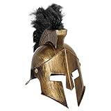 Widmann 09837 - Gladiatorenhelm, Spartaner, aus Hartplastik, Krieger, Antike, Hut, Kopfschmuck, Accessoire, Mottoparty, Karneval
