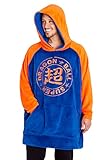 Dragon Ball Z Übergroße Hoodie Decke Herren Anime Merch Dragonball Kapuzenpullover Fleece Oversized für Männer und Teenager Jungen