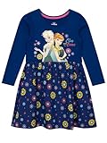 Disney Frozen Kleid Madchen | Prinzessinnen Kleid Mädchen | Kostüm Prinzessin | Mehrfarbig 128