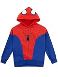 Marvel Kapuzenpullover | Spiderman Kapuzenpullover Kinder | Hoodies Für Jungs Rot 134
