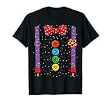 Clown Karneval Kostüm Clownskostüm Clowns Fasching T-Shirt