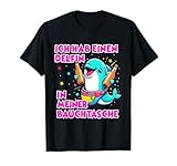 Delfin in meiner Bauchtasche Party Outfit Sommer Mallorca T-Shirt