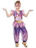 Rubie's Offizielles Shimmer and Shine Deluxe-Kostüm für Kinder, Größe S, Alter 3–4 Jahre