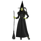 Morph Hexenkostüme Damen, Kostüm Hexe Erwachsene, Damen Hexenkostüm, Damen Kostüm Hexe, Hexen Damen Kostüm Größe L