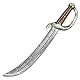 Boland 00665 - Piratenschwert, circa 53 cm, aus Kunststoff, Zubehör Piratenkostüm, Karneval, Themenparty, Mottoparty