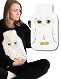 Wizarding World Harry Potter Wärmflasche Mit Bezug Geschenk Für Frauen Männer Geschenke Lustig Wärmeflasche Hedwig