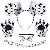Spooktacular Creations 5 Stück Tierkostüm Set Zubehör Set für Erwachsene und Kinder Cosplay Halloween Dress Up