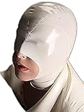 100% SM Latex Maske Gummi Fetisch Komplett Erotik Restrictions Bondage Maske
