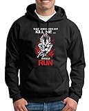 TShirt-People Vegeta Kill me Kapuzenpullover Herren Goku Dragon Master Son Ball 5XL Schwarz