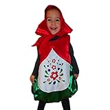 Kinder Kostüm Matroschka Olga Gr. 92-104 Kinderfasching Kleid russische Holzpuppe (92/98)