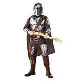 Rubie's Offizielles Disney Star Wars The Mandalorian Kostüm für Erwachsene, Herrenkostüm, Gr. L Halloween