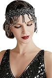 BABEYOND 1920er Jahre Flapper Kopfstück 20er Jahre Accessoires Gatsby Accessoires Damen Vintage Haar Accessoire