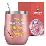 Grogife Harry Geschenke für Sie Freundin Frauen, Lustige Potter Geschenk, Du bist mein Lieblings Muggel, Harry Fanartikel Kaffeebecher 350ml