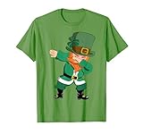 Dabbing Leprechaun St Patricks Day Kostüm Irischer Kobold T-Shirt