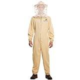 EUROCARNAVALES Kostüm Imkermeister Matthias Gr. S M/L beige Overall Imker Bienenzüchter Beruf Karneval (M/L)