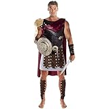 Morph Kostüme Römisches Herren-Kostüm, Legionär-Kostüm, Gladiator-Kostüm, Herren, Spartaner, Kostüm, Karneval, Herren, Halloween, Größe XL