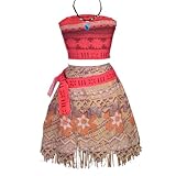 Lito Angels Prinzessin Kleid Verkleidung Kostüm mit Halskette für Kinder Mädchen Größe 7 Jahre 122