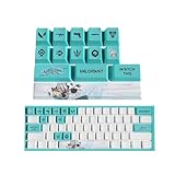 ButkUs Valorant Jett Tastenkappen für mechanische Tastatur, PC, Universal, PBT OEM Profile Dye Sublimation Layout, verschleißfeste Beschichtung, als Geschenk für Freunde