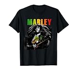Bob Marley Official Rasta Jammin' Guitar T-Shirt