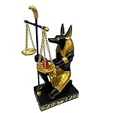 KGADRX Antike ägyptische Statue Anubis Fair Balance Waage Richter Hund Gott Ornament Tourist Souvenir Statue Tischdekoration Skulpturen und Statuen