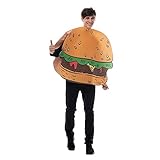 EraSpooky Erwachsene Burger Cosplay Kostüm Lustige Party Essen Kostüm Halloween Kleidung