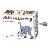 Fridolin Michel aus Lönneberga Spieluhr Minidrehorgel Michl war ein Lausejunge - Braun - Cuckoo Clock - Uhr