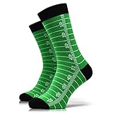 40YARDS American Football Spielfeld Socken - Unisex für Männer, Frauen & Kinder, One Size (Einheitsgröße: 37-46) - Geschenk für Football Fans